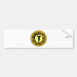 Nice Bodybuilding Seal Bumpersticker
