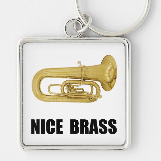 Nice Brass Tuba Sleutelhanger (Voorkant)