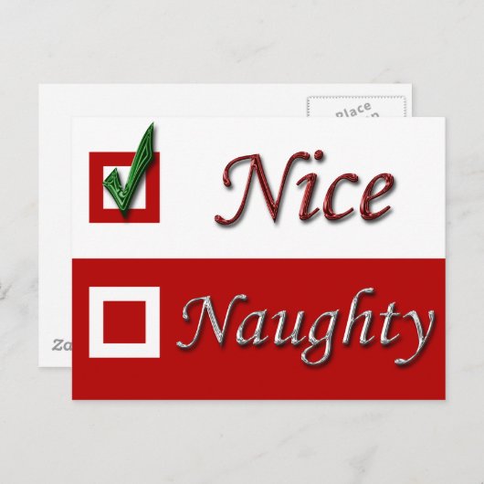 Nice Briefkaart kerstmis Briefkaart (Voorkant / Achterkant)