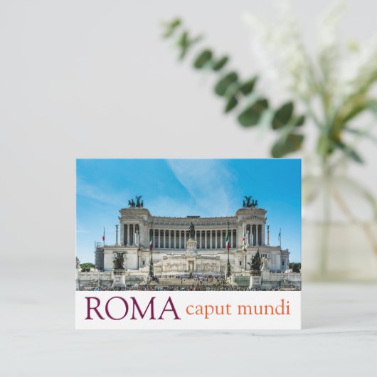 Nice briefkaart uit Rome (Staand voorkant)