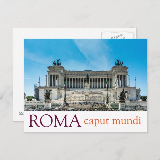 Nice briefkaart uit Rome (Voorkant / Achterkant)