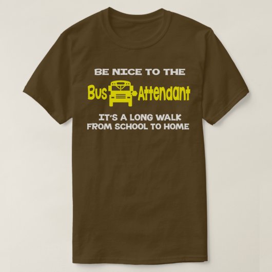 NICE BUS DRIVER 1 T-SHIRT (Design voorkant)
