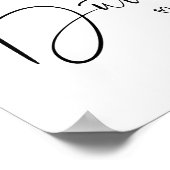 Nice Butt Funny Bathroom citeert Gezegden Kunstwer Poster (Hoek)