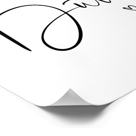 Nice Butt Funny Bathroom citeert Gezegden Kunstwer Poster (Hoek)