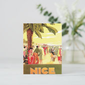 Nice by Lorenzi ~ Vintage Travel Briefkaart (Staand voorkant)