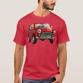 Nice car retro t-shirt (Voorkant)