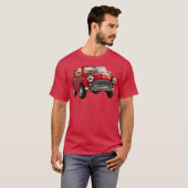 Nice car retro t-shirt (Voorkant volledig)