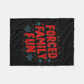 Nice Christmas Statement For Forced Family Fun Lov Fleece Deken (Voorkant (Horizontaal))
