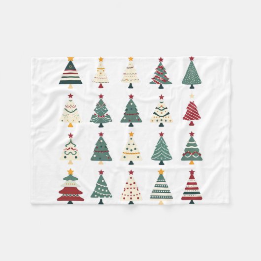 Nice Christmas tree Fleece Deken (Voorkant (Horizontaal))