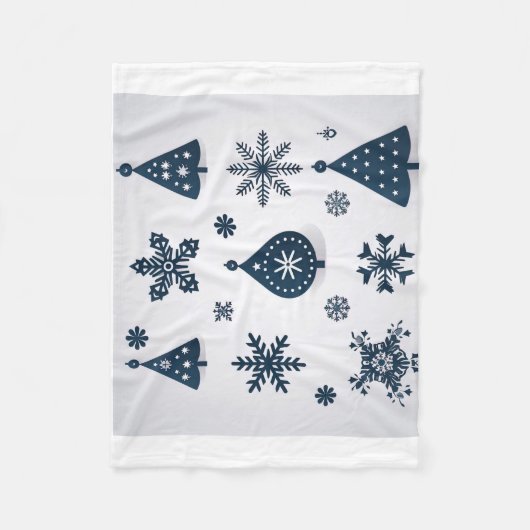 Nice Christmas tree Fleece Deken (Voorkant)