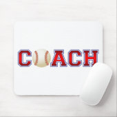 Nice Coach Baseball Insignia Muismat (Met muis)