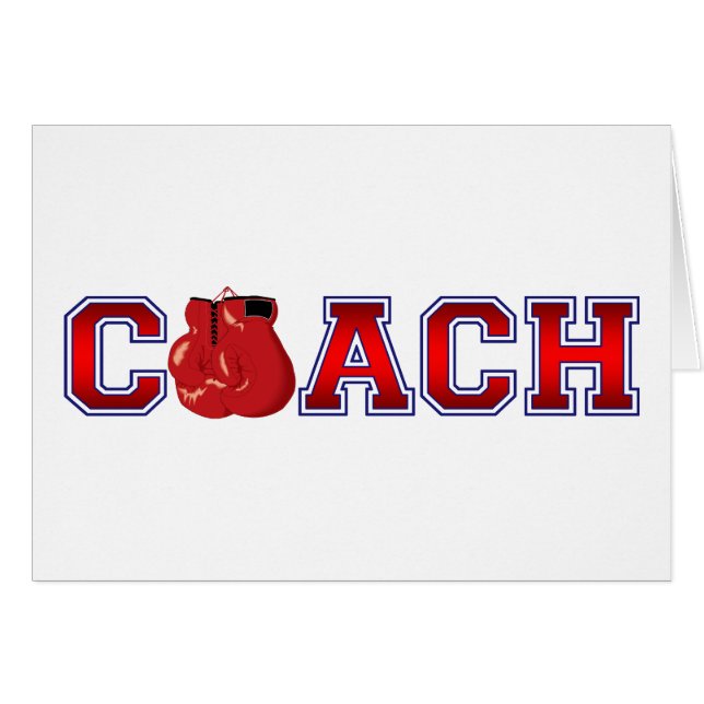 Nice Coach Boxing Insignia (Voorkant Horizontaal)