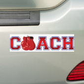 Nice Coach Boxing Insignia Bumpersticker (Op auto)