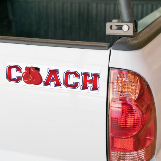 Nice Coach Boxing Insignia Bumpersticker (Op Truck)
