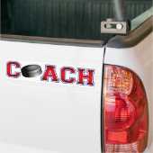 Nice Coach Hockey Insignia Bumpersticker (Op Truck)
