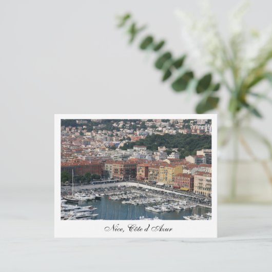 Nice, Côte d'Azur Briefkaart (Staand voorkant)