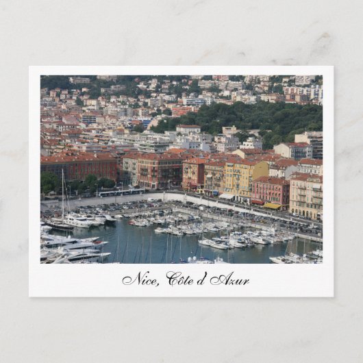 Nice, Côte d'Azur Briefkaart (Voorkant)