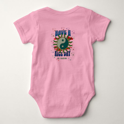 NICE DAY, Baby Bodysuit (Achterkant)