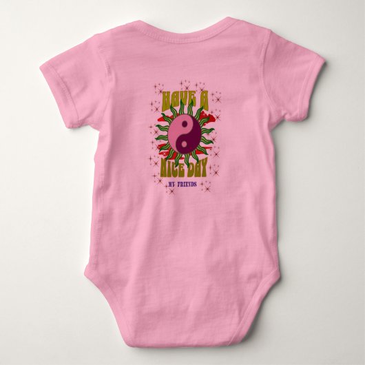 NICE DAY, Baby Bodysuit (Achterkant)