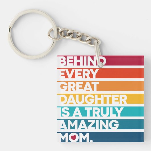 Nice Design Expression Text voor Moederdag Sleutelhanger (voorkant)