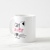 Nice design for cat lovers koffiemok (Voorkant links)
