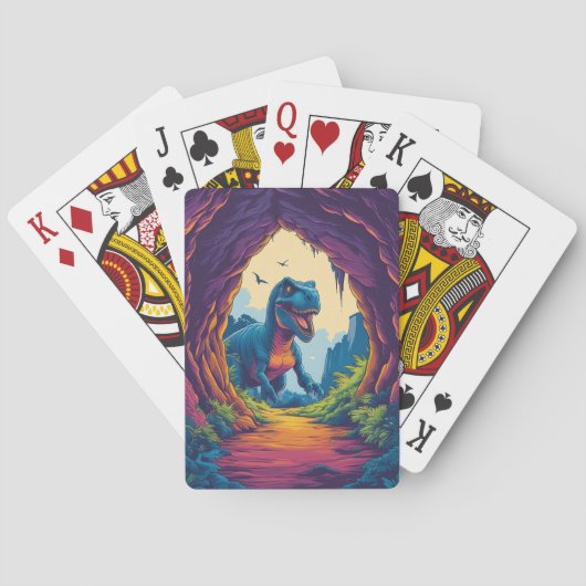 Nice Dino, Don’t Look At Me Like That. Pokerkaarten (Achterkant)