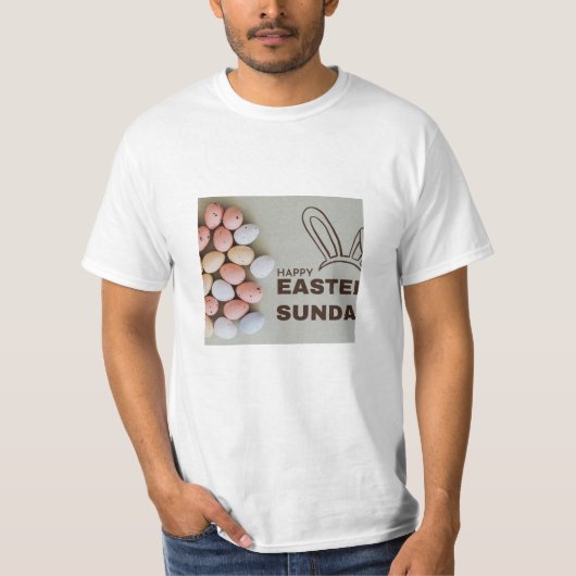 Nice easter sunday image t-shirt (Voorkant)