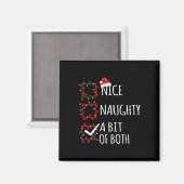 Nice, een beetje kerstman, kerstman. magneet (Voorkant / Achterkant)