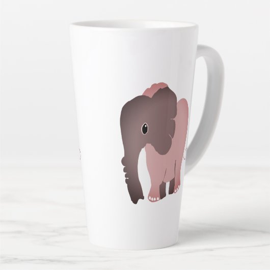 Nice Elephant Latte Mok (Rechterhoek)