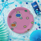 nice flowers papieren bordje (Feest)