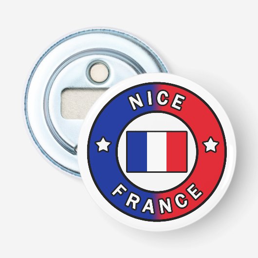 Nice France Button Flesopener (Voorkant)