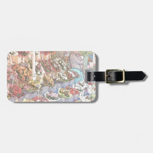 Nice France Farmers Market Bagagelabel (Voorkant horizontaal)