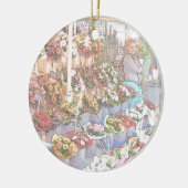 Nice France Farmers Market Keramisch Ornament (Links)