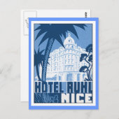  Nice France Hotel Briefkaart (Voorkant / Achterkant)
