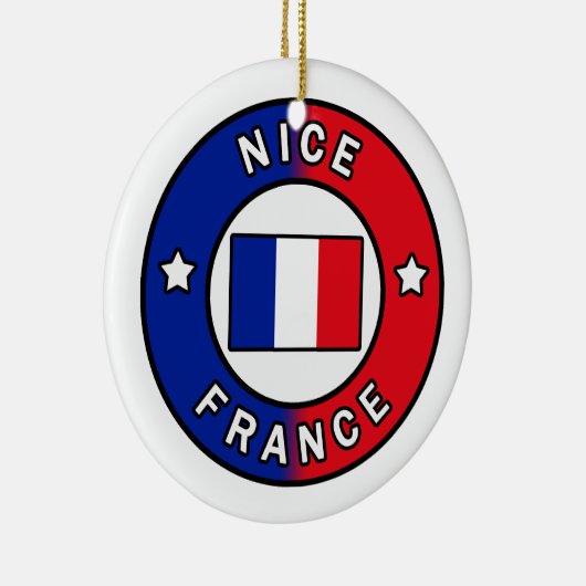 Nice France Keramisch Ornament (Rechts)