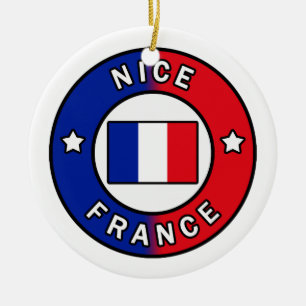 Nice France Keramisch Ornament