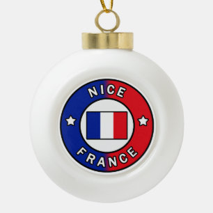 Nice France Keramische Bal Ornament