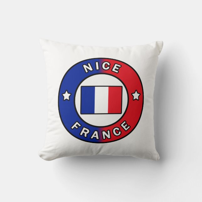 Nice France Kussen (Voorkant)