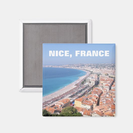 Nice France Magnet (Voorkant / Achterkant)
