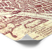 Nice France Map Poster (Hoek)