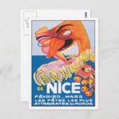  Nice France Mars Briefkaart (Voorkant / Achterkant)