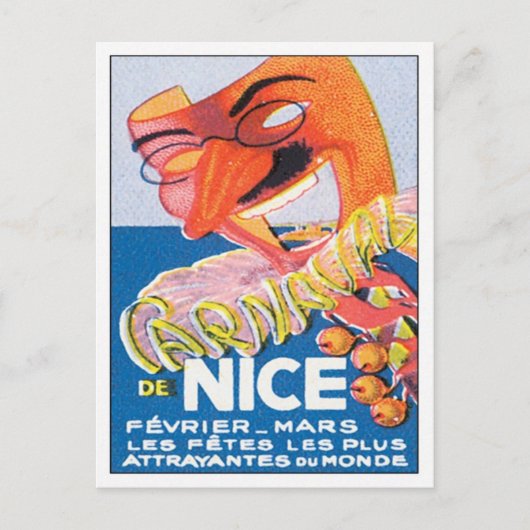  Nice France Mars Briefkaart (Voorkant)