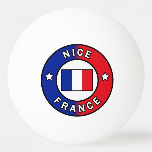 Nice France Pingpongbal (Voorkant)
