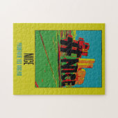 Nice France Promenade des Anglais avenue Legpuzzel (Horizontaal)