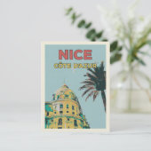 Nice France Promenade des Anglais, hotel Negresco Briefkaart (Staand voorkant)