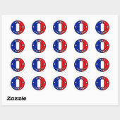 Nice France Ronde Sticker (Vel)