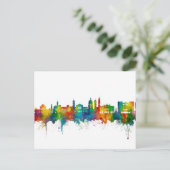Nice France Skyline Briefkaart (Staand voorkant)