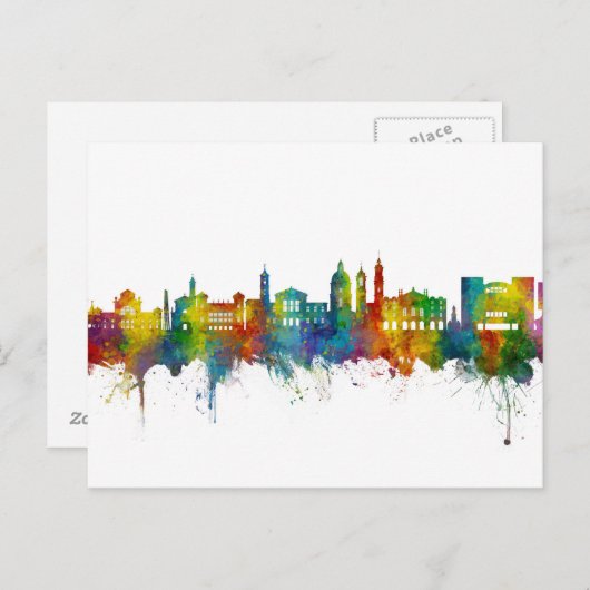 Nice France Skyline Briefkaart (Voorkant / Achterkant)