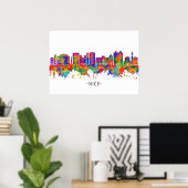 Nice France Skyline Poster (Thuiskantoor)