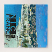 Nice France Square Puzzle Legpuzzel (Horizontaal)